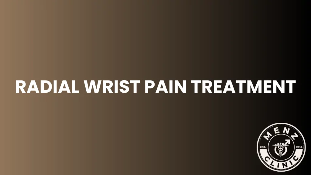 radial wrist pain treatment