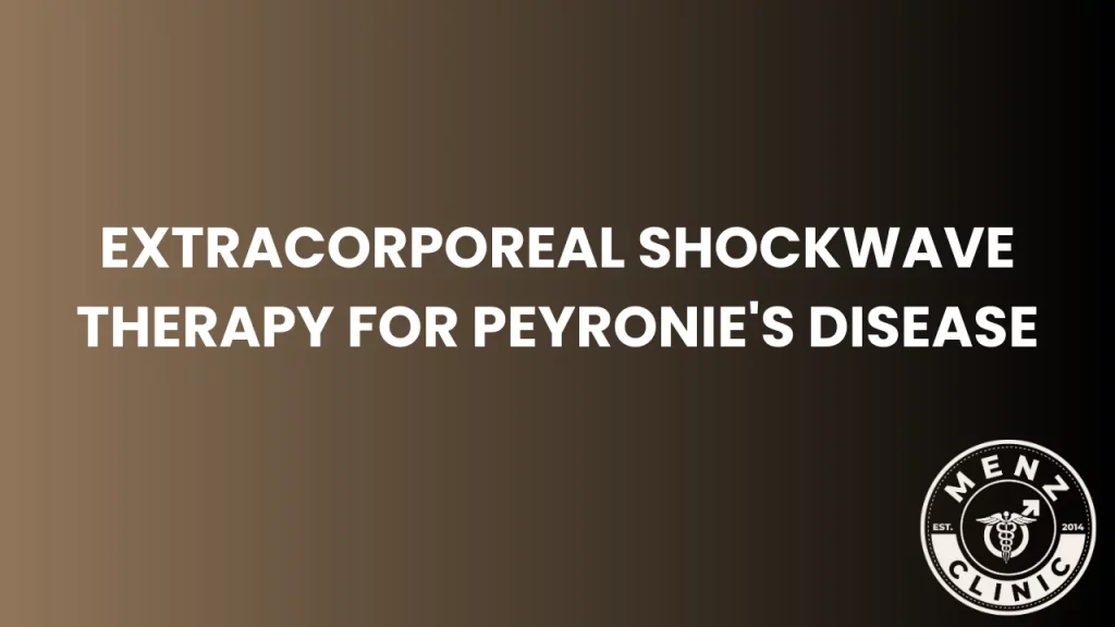 Extracorporeal Shockwave Therapy for Peyronie's Disease